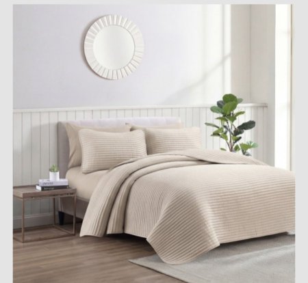 - 11210054طقم شرشف سرير 6قطع CHIC AURELIA BEIGE KING 270×250